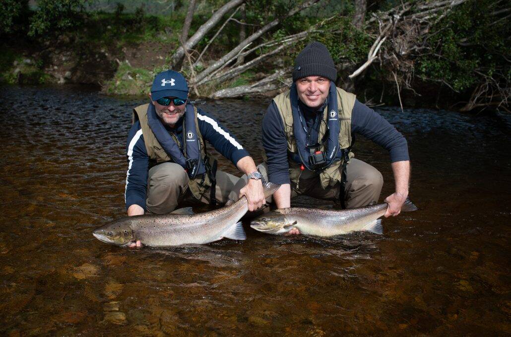 double-salmon-hook-up